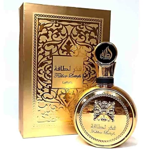 ادکلن فخر طلایی لطافه زنانه(گرم و تند چوبی)100 میل مشابه وان میلیون پاکورابان